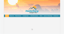 Desktop Screenshot of helderbergcamperhire.co.za